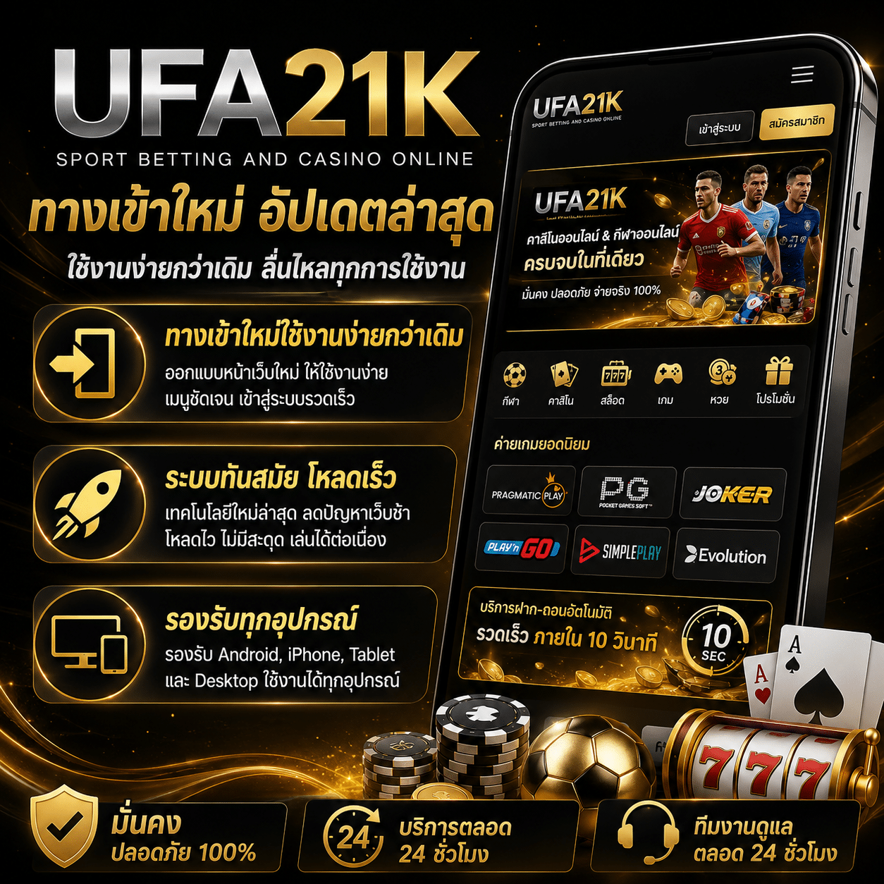 UFA21K ทางเข้าใหม่ อัปเดตล่าสุด